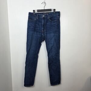 Abercrombie & Fitch Dark Wash Vintage Stretch 90s Slim Casual Jeans 32×32